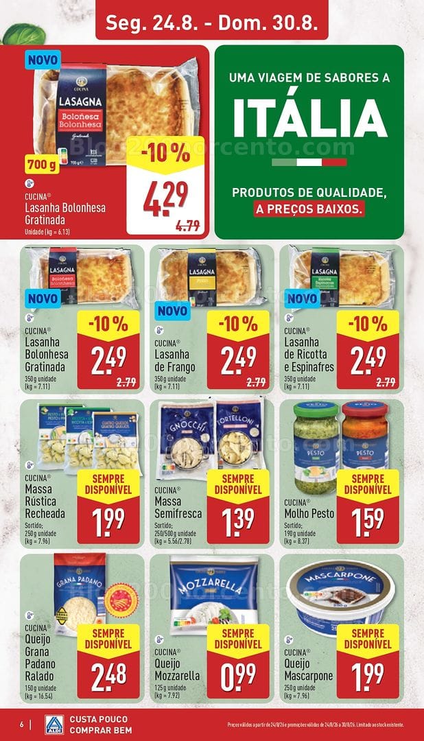 Antevisão Folheto ALDI Sabores do Mundo Promoções de 24 a 30 agosto